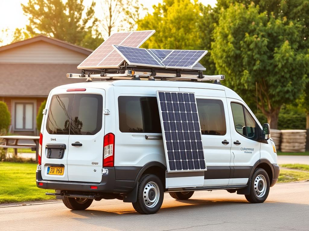 Solar Energy vehicle upfitting